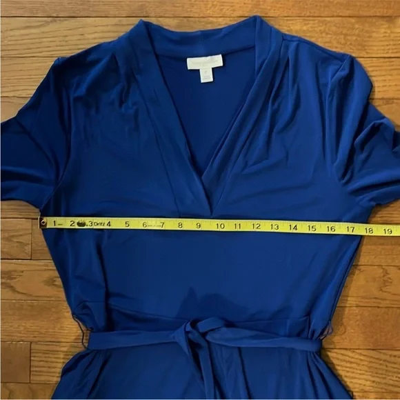 Elegant Blue Charter Club Jersey Dress - Picture 5 of 14
